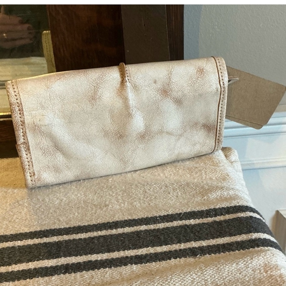 NWT Bed Stu Leather Canton Wallet Clutch Nectar Lux MSRP $169 - Picture 4 of 15